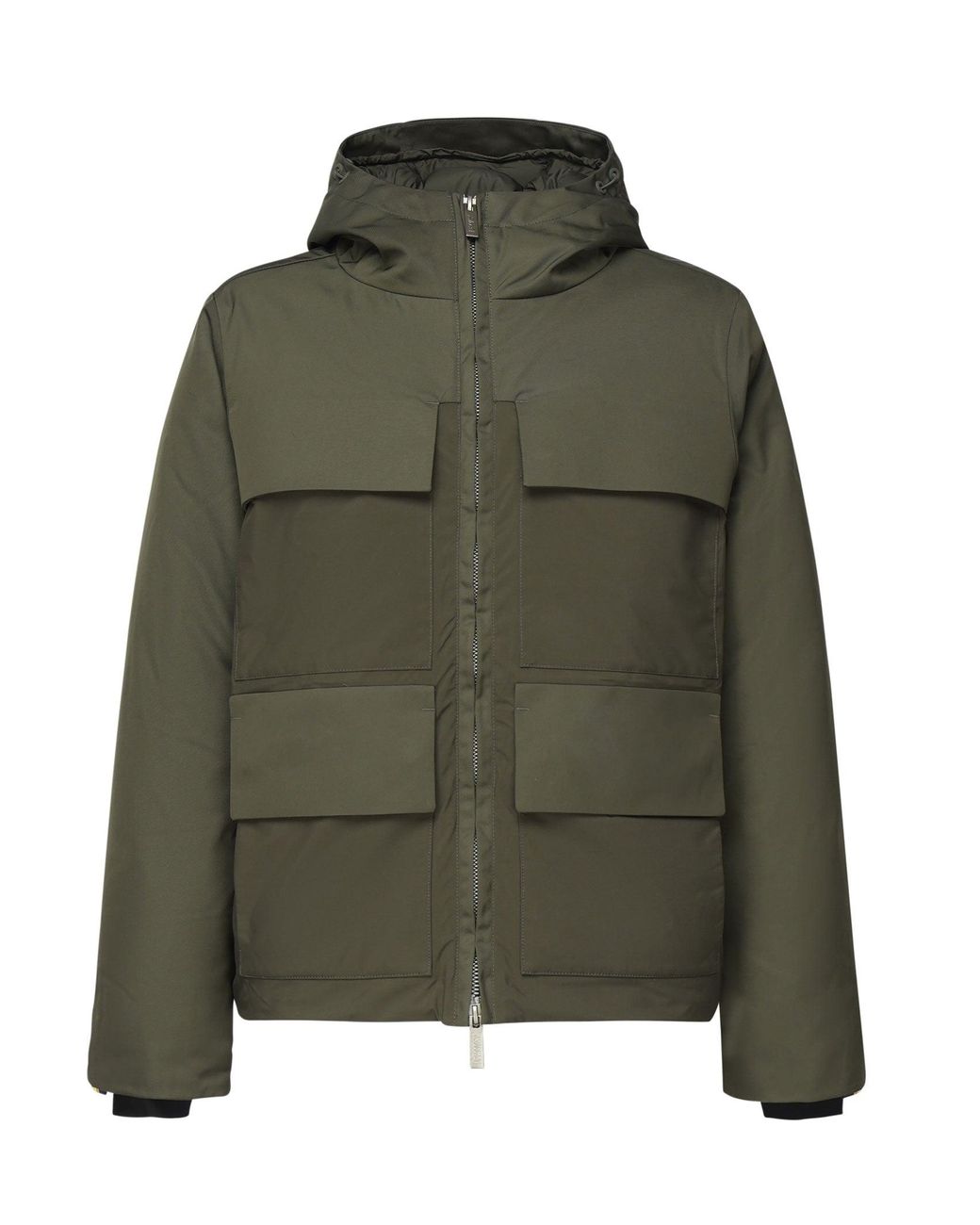 K Way And Nylon Jacket With Hood in Green for Men Lyst UK