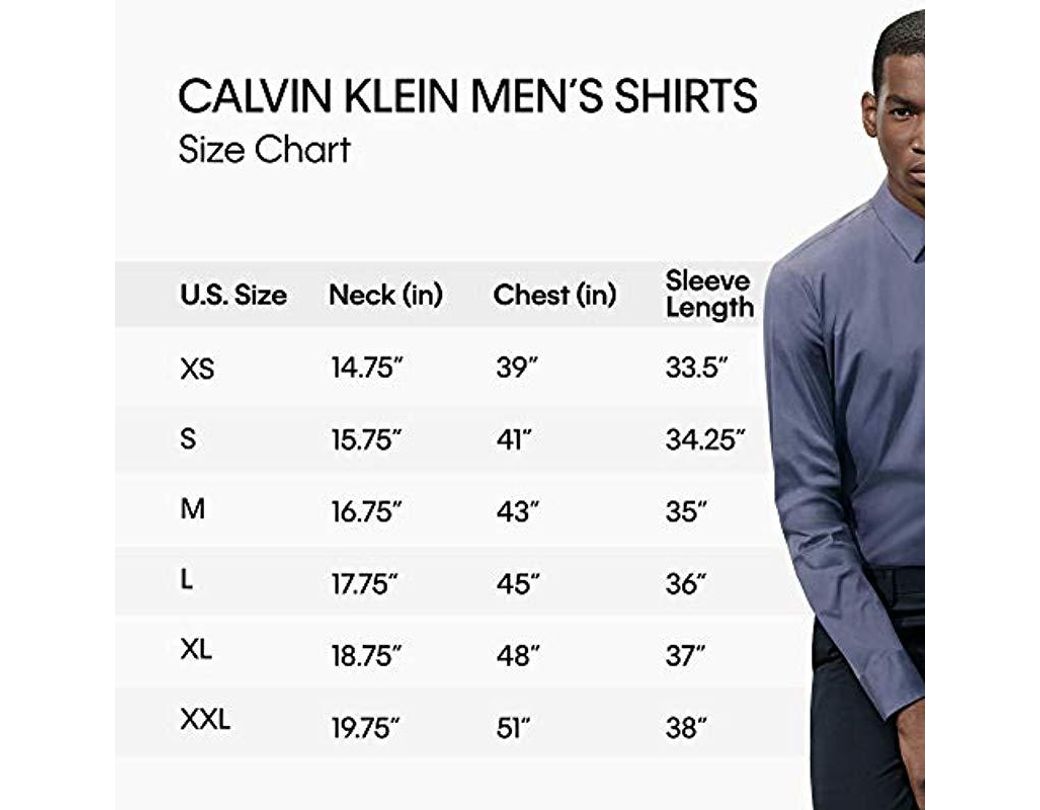 Ck Suit Size Chart