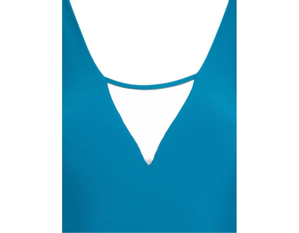 Lyst À Maillot Coloris De V En Brigitte Bain Bleu Col Bardot hCsrdtQ