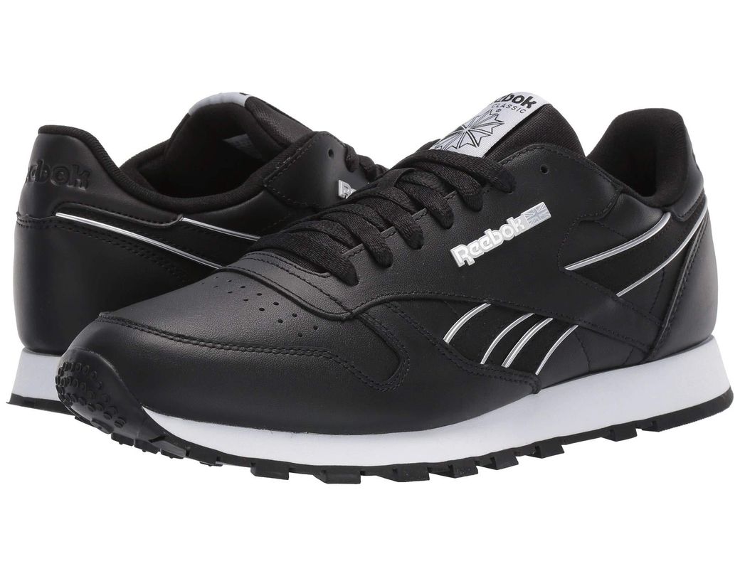 reebok classic leather mu black