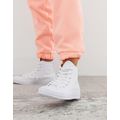 Converse monochrome white leather clearance