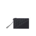 FENDI: Shadow Diagonal pouch in leather - Black  Fendi belt bag 7VA491APDO  online at