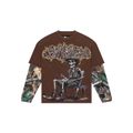 Godspeed Gone Fishing Layered T-Shirt in Brown for Men | Lyst UK