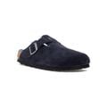 Birkenstock boston shearling navy sale