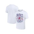 Men's Atlanta Braves Darius Rucker Collection by Fanatics White Distressed  Rock T-Shirt