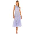 violet flared dress in violet bronx and banco Violet Flared Dress