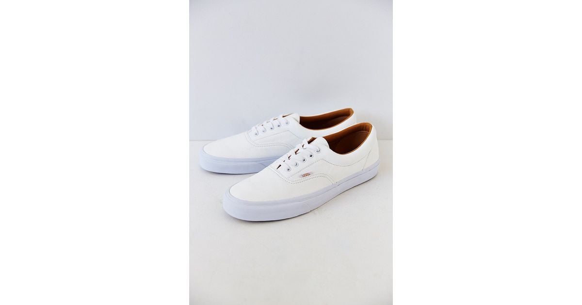 Vans Era Premium Leather Men'S Sneaker in White for Men | Lyst