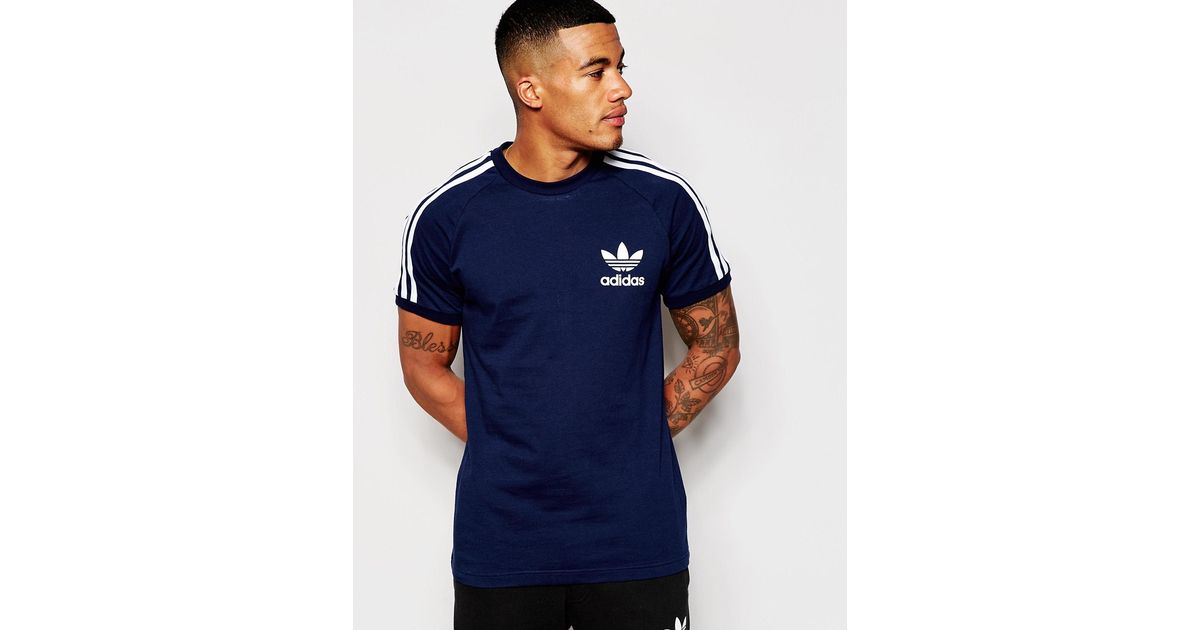 adidas Originals California T-shirt Ab7604 in Navy (Blue) for Men | Lyst