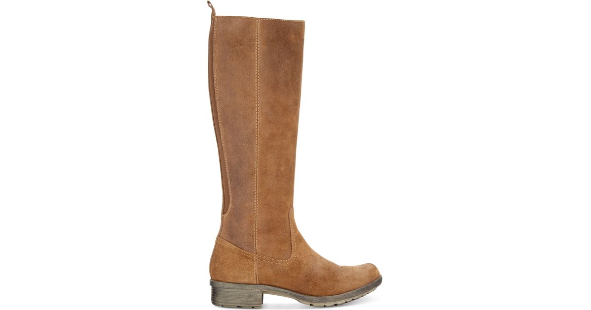 clarks long boots womens
