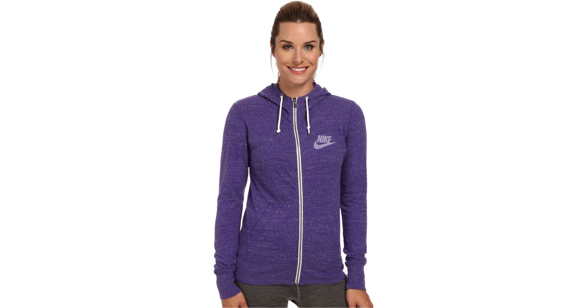 Nike women's sportswear vintage full zip hoodie top