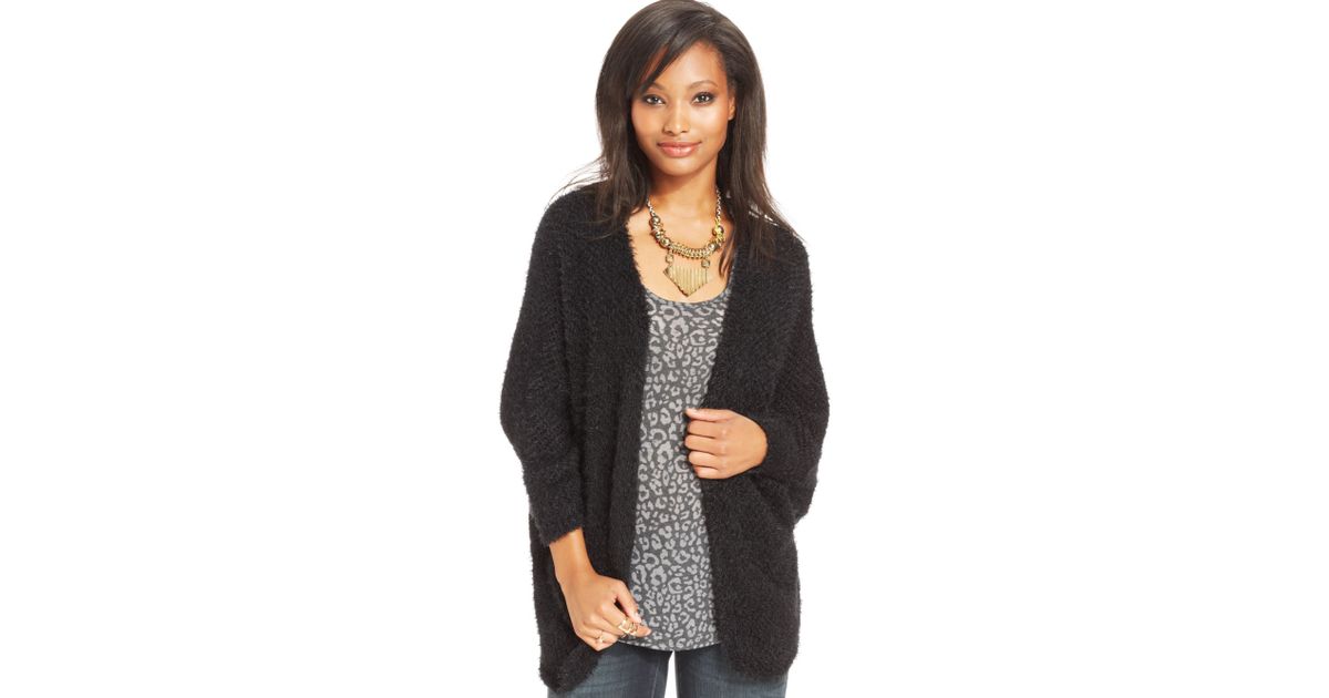 juniors black cardigan