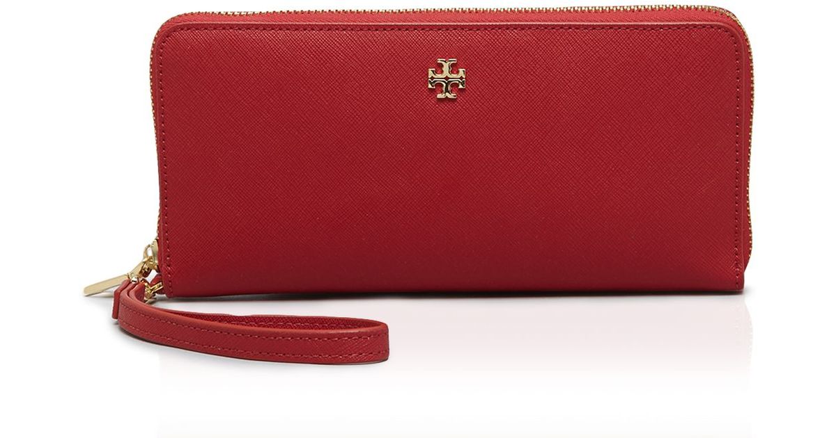tory burch red wallet