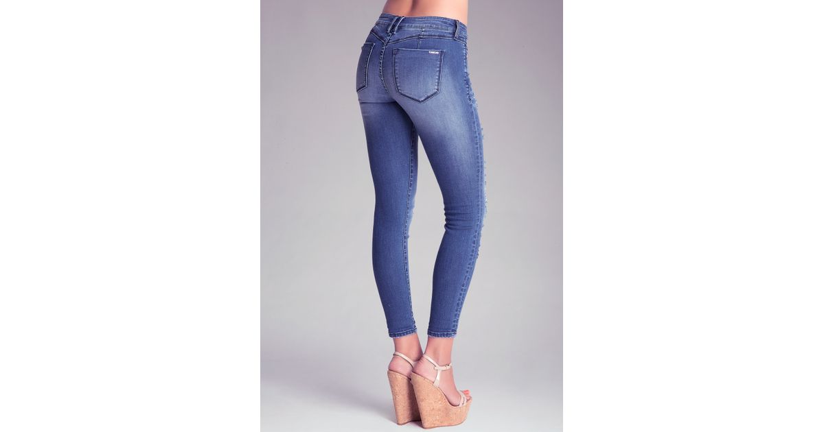 Bebe Denim Heartbreaker Skinny Jeans in 