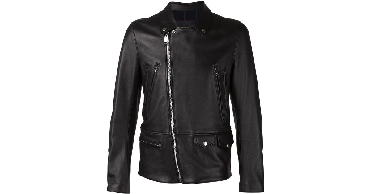 Undercover Diagonal Zip Jacket In Black For Men Lyst