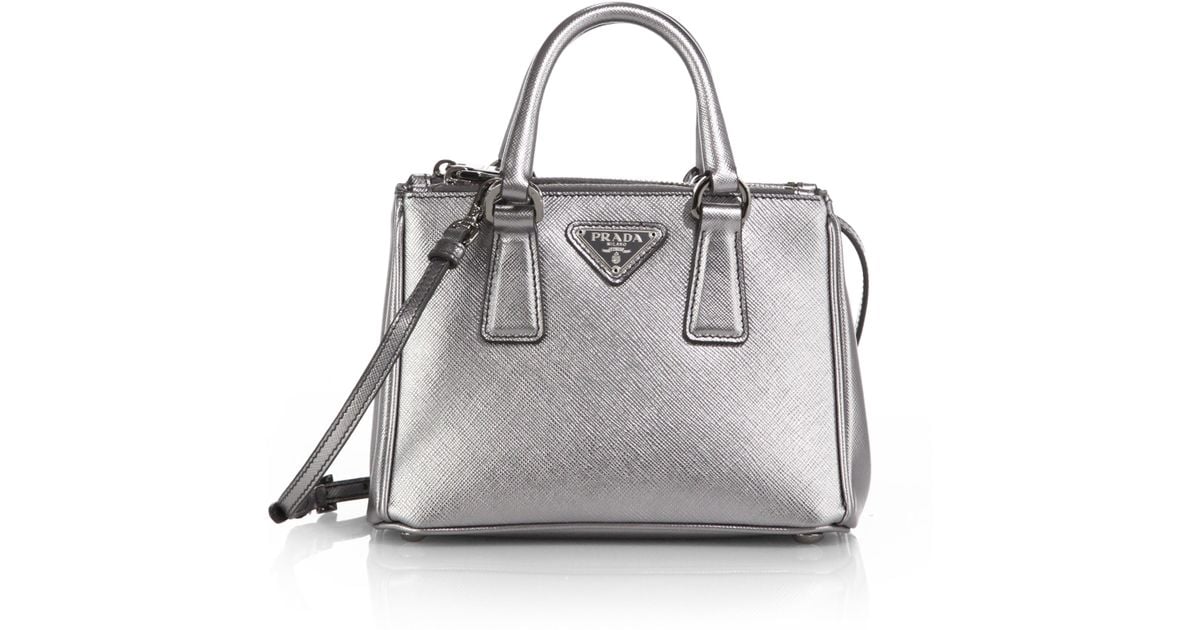 fake handbags thailand - Prada Saffiano Lux Mini Satchel in Silver (CROMO-CHROME) | Lyst fake handbags thailand - Prada Saffiano Lux Mini Satchel in Silver (CROMO-CHROME) | Lyst