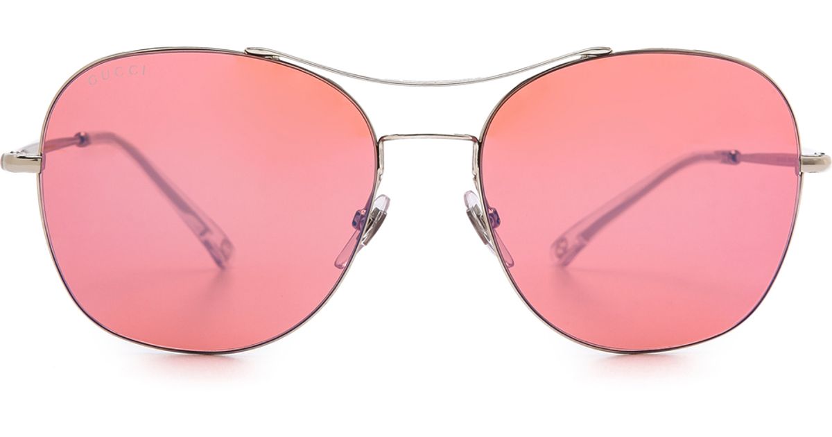 Gucci Aviator Sunglasses - Palladium 