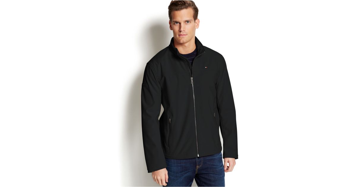 tommy hilfiger men's classic soft shell jacket