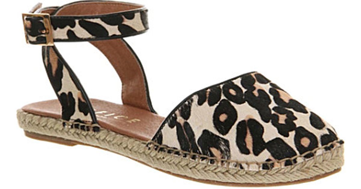 animal print espadrilles
