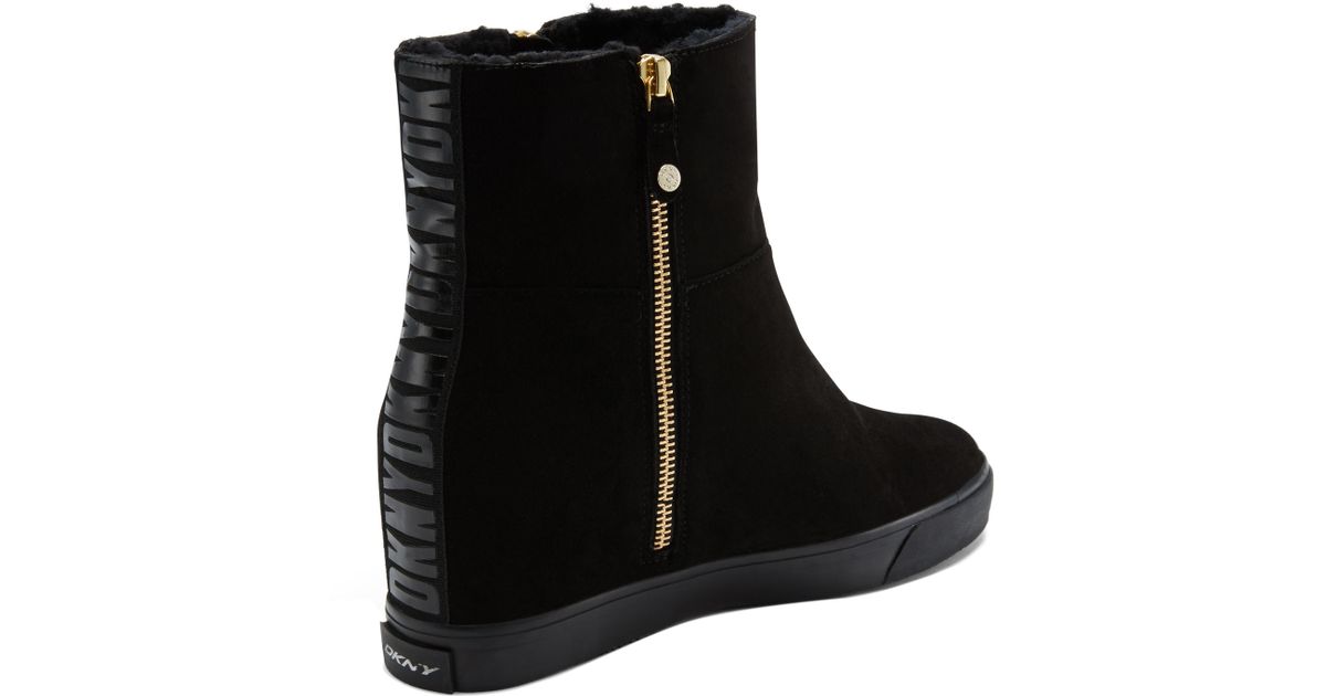 dkny snakeskin boots