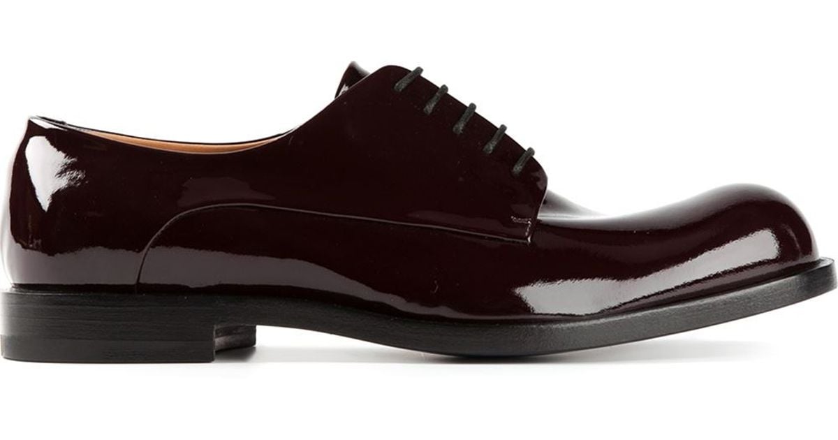 Jil Sander Derby Shoes in Red for Men Lyst