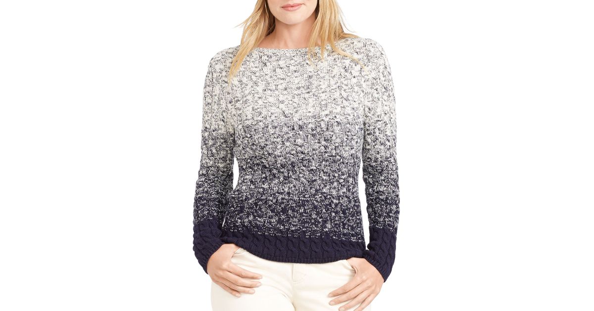 ralph lauren ombre sweater