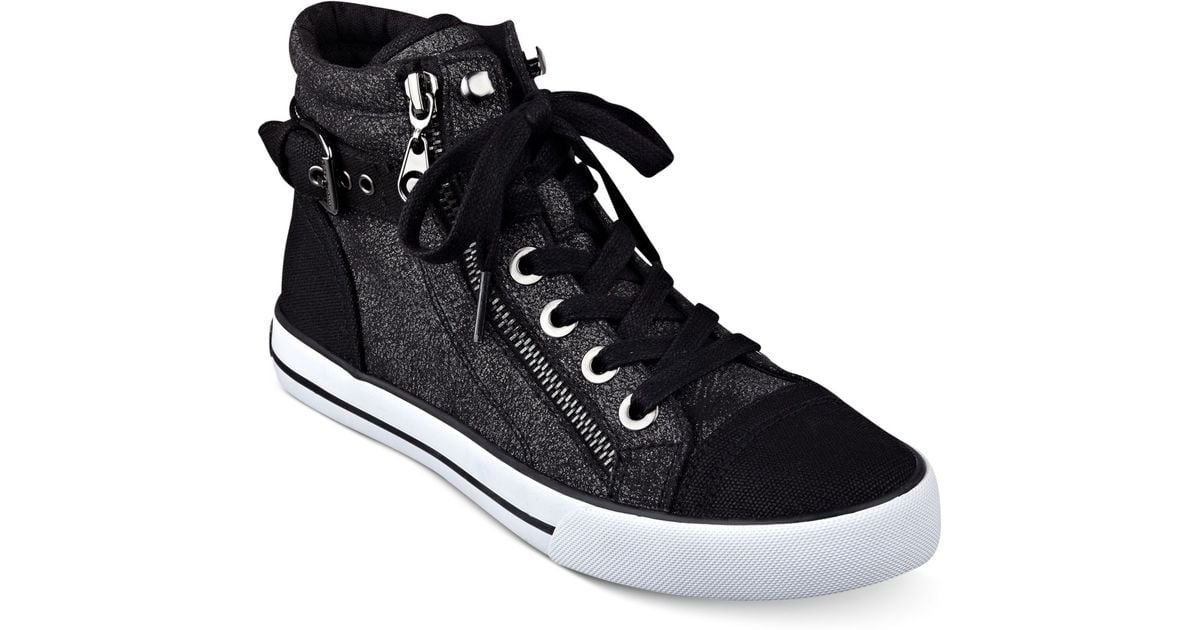 high top guess sneakers
