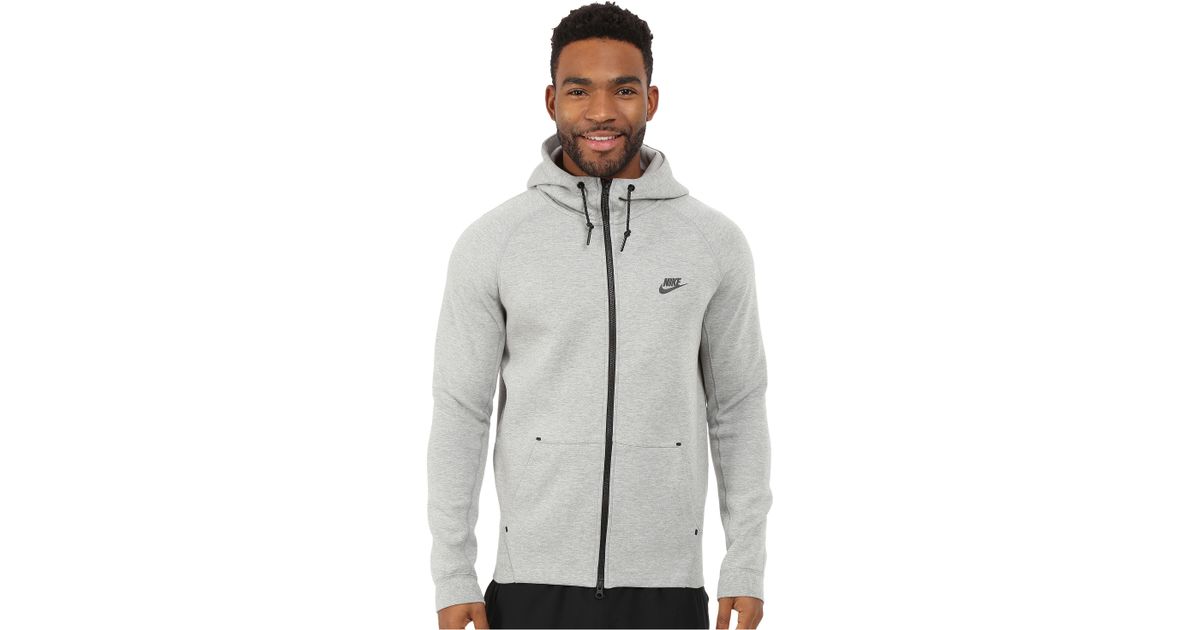 Nike Tech Fleece Aw77 1.0 Full-zip Hoodie in Gray for Men | Lyst