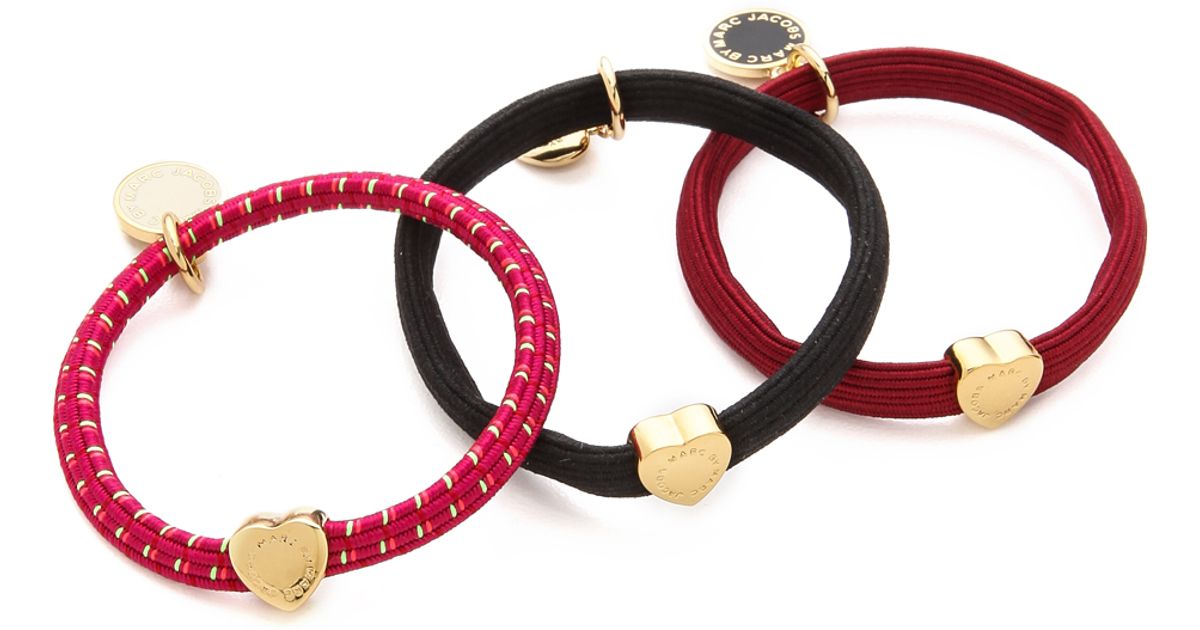 Marc By Marc Jacobs Classic Marc Pony Hair Ties Lyst