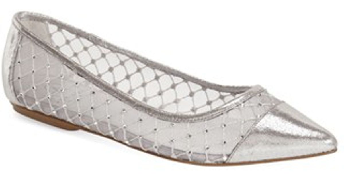 jeweled ballerina flats