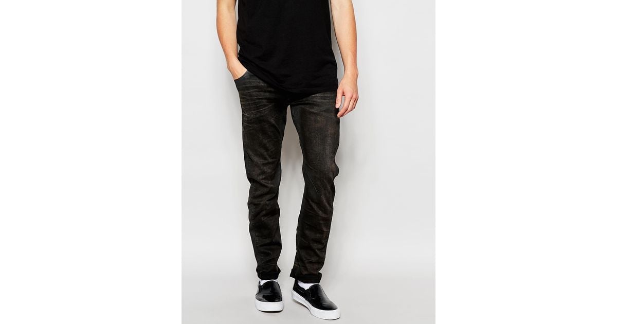 G-Star RAW Jeans Arc Zip 3d Slim Fit Slander Black Superstretch Aged Cobler  for Men | Lyst
