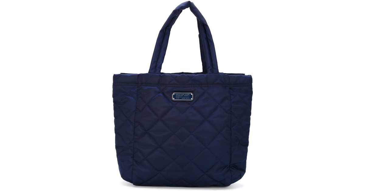 quilted shopper bag