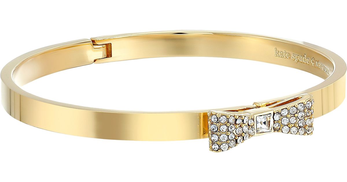 lyst kate spade new york ready set bow bangle lyst kate spade new york ready set bow bangle