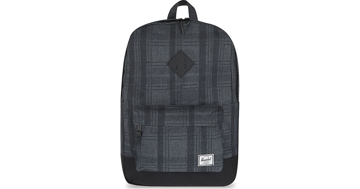 herschel plaid backpack
