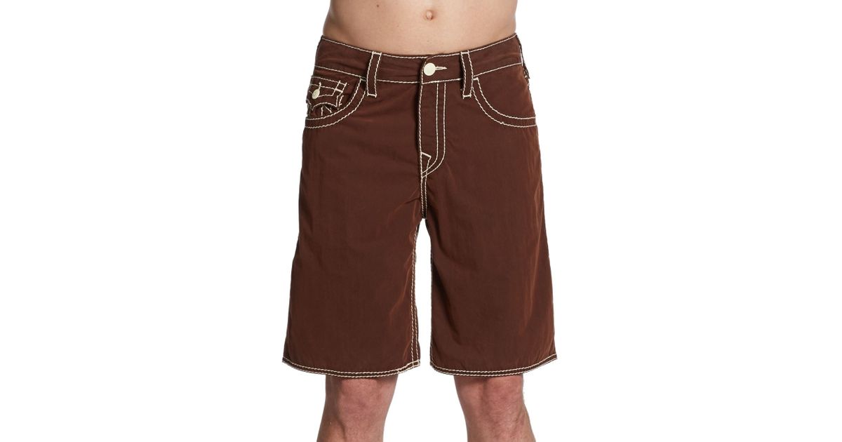 True Religion Big T Board Shorts 