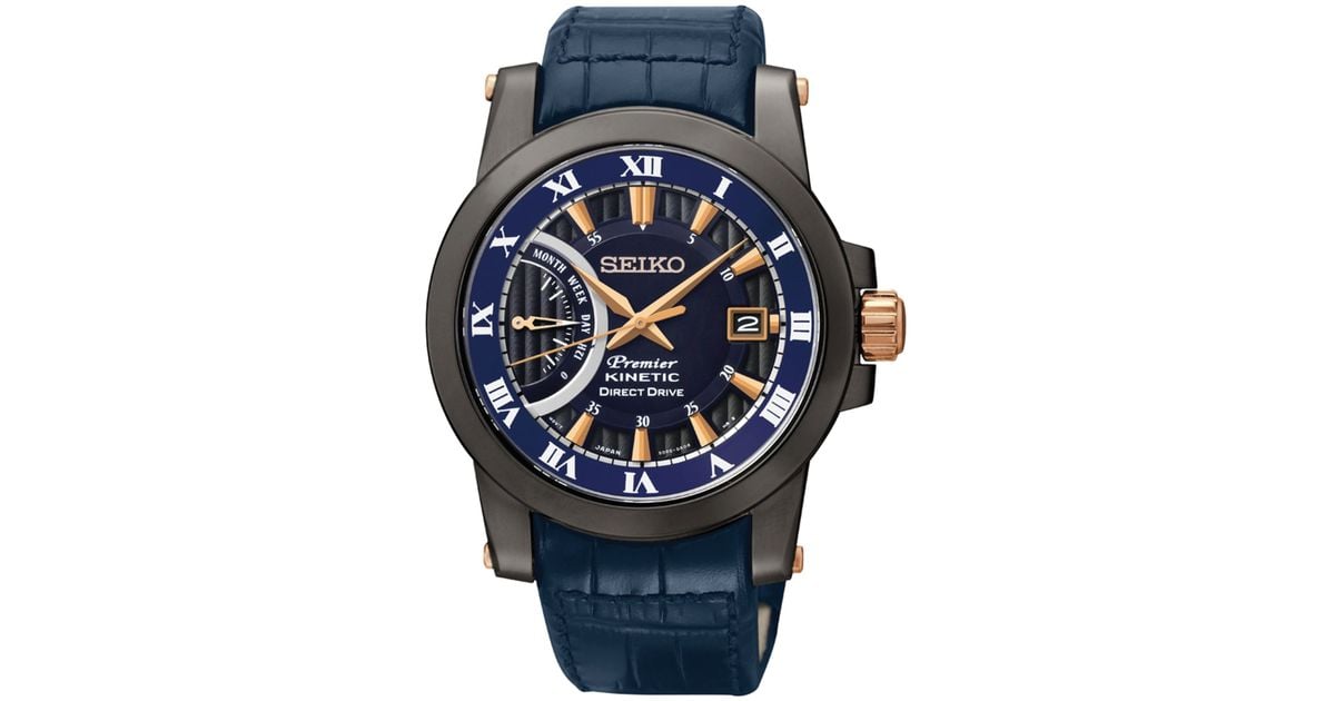 seiko premier blue