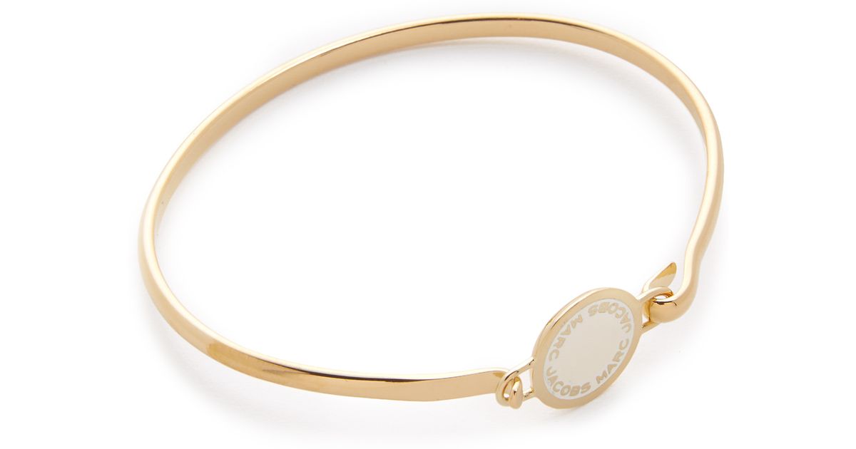 Marc Jacobs Gold-Plated The Medallion Bangle | Harrods UK