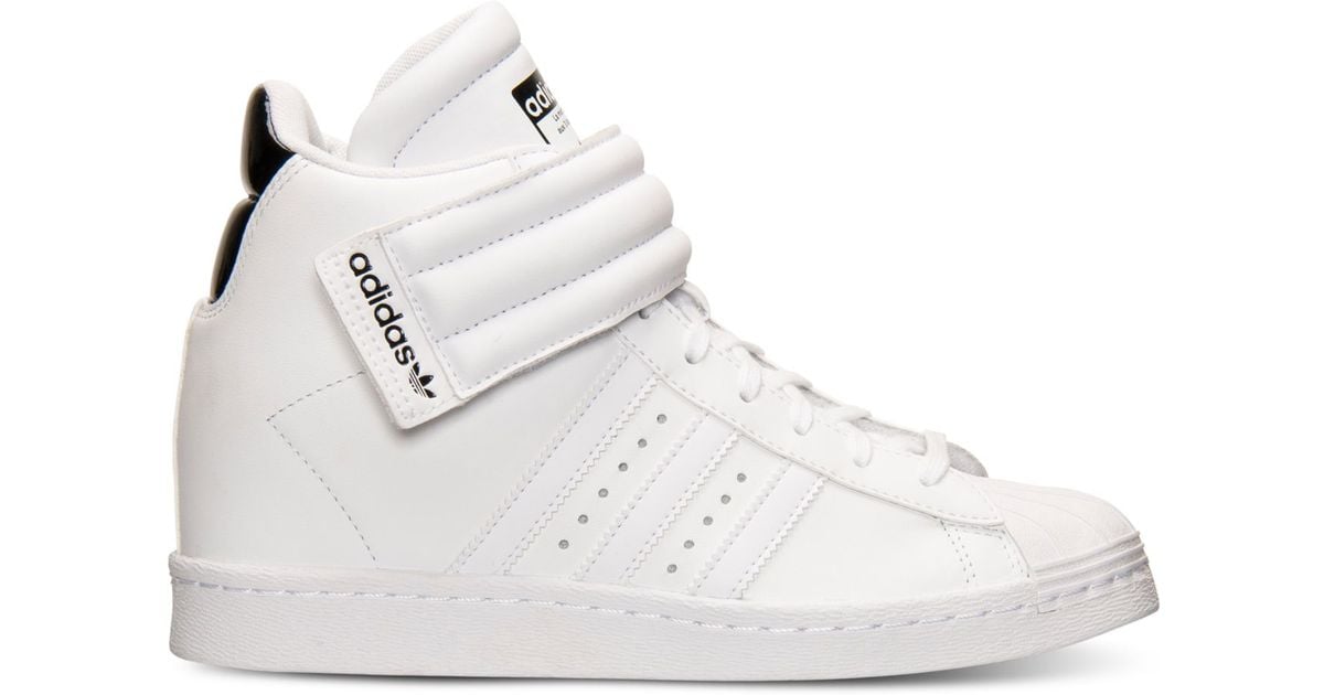 Omgaan Installeren Huiswerk adidas Originals Women's Superstar Up Strap Casual Sneakers From Finish  Line in White | Lyst