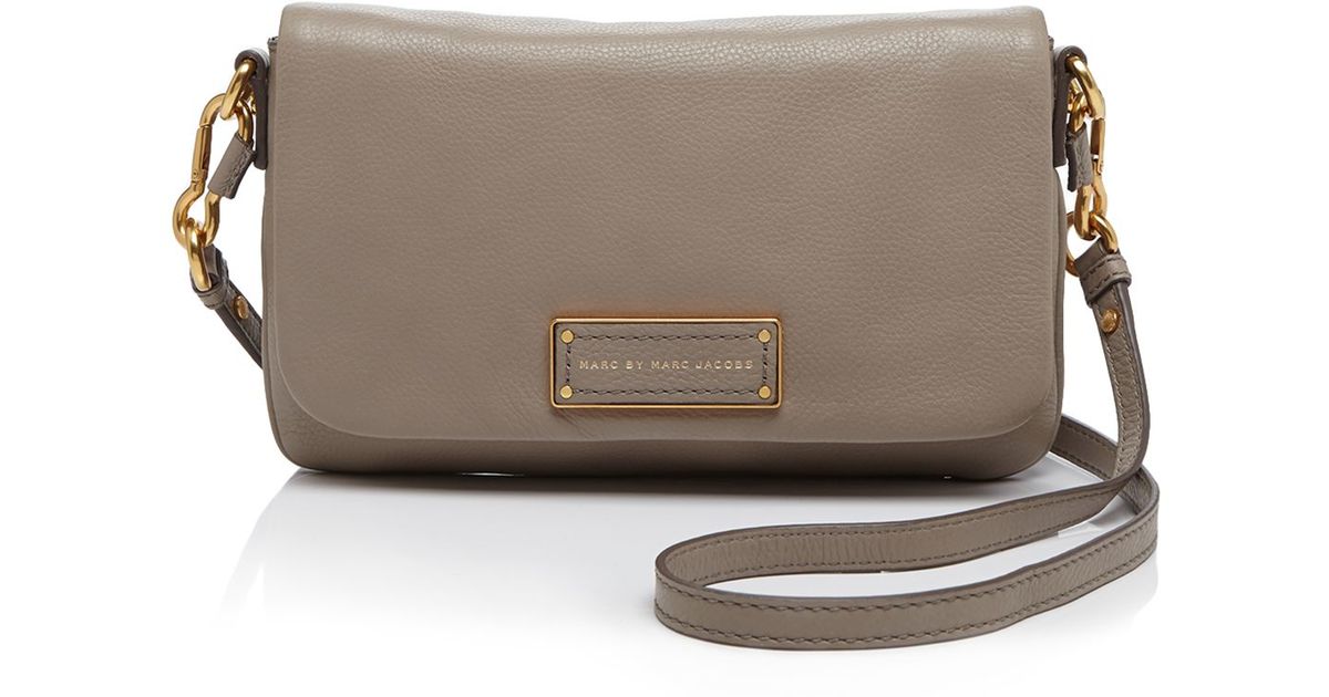 Marc By Jacobs Gray Too Hot To Handle Flap Percy Crossbody
