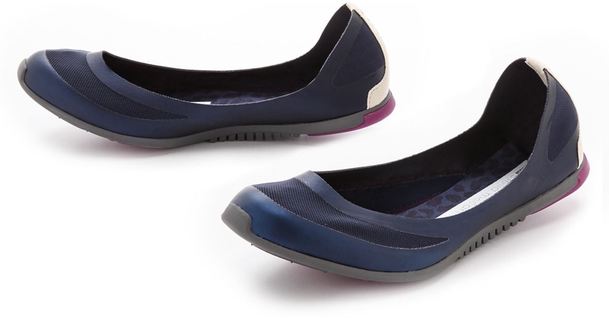 adidas By Stella McCartney Pilates Flats - Indigo/Platinum Mauve/White in  Blue - Lyst