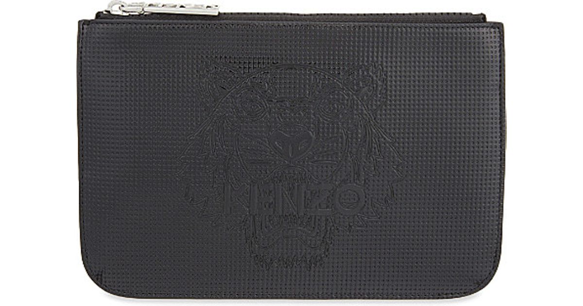 kenzo leather pouch