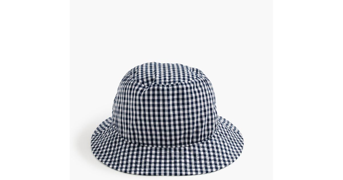 gingham bucket hat