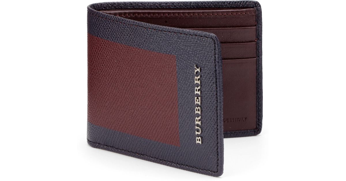 Burberry wallet bordeaux clearance