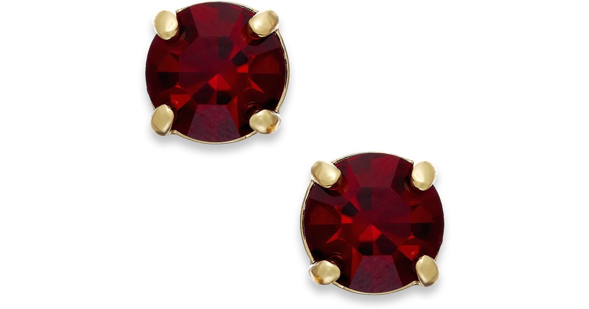 kate spade ruby stud earrings