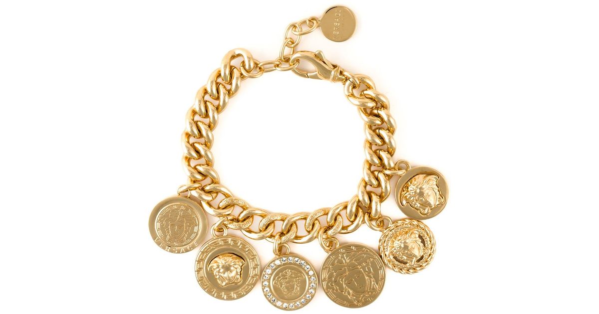 versace coin bracelet