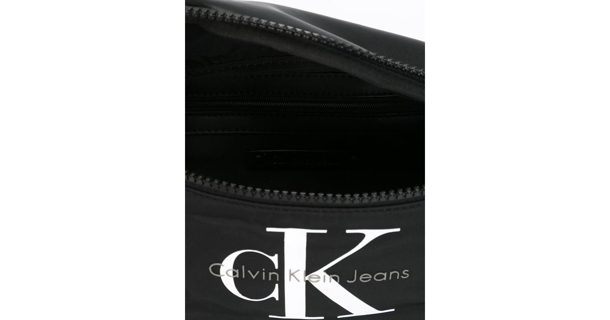 Calvin Klein Logo Waist Bag in Black Lyst