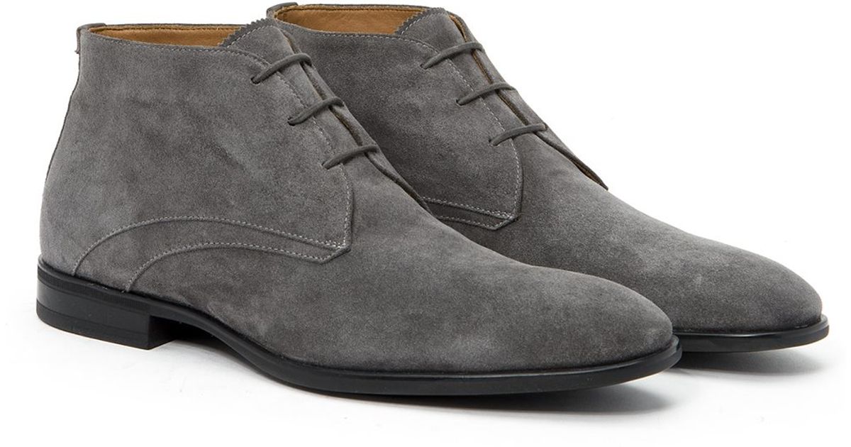 Aquatalia Suede Ace in Grey (Gray) for 