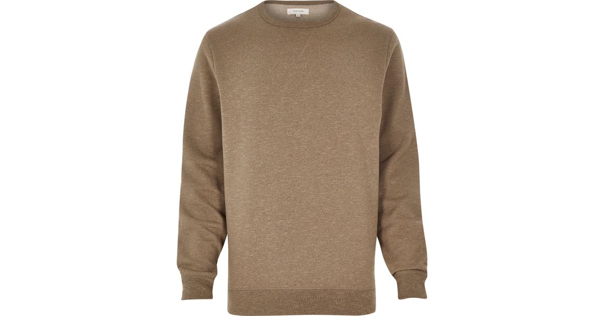 light brown sweatshirt