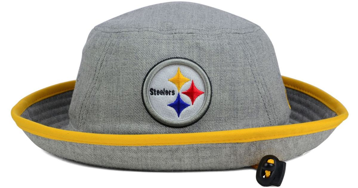 grey pittsburgh steelers hat