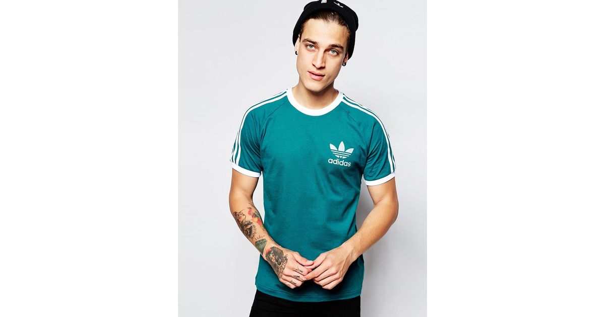 adidas california t shirt green