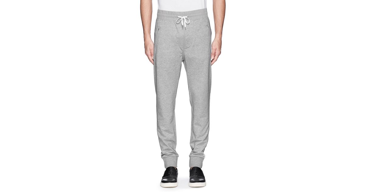 Acne Studios 'johna' Zip Pocket Sweatpants in Grey (Gray) for Men - Lyst